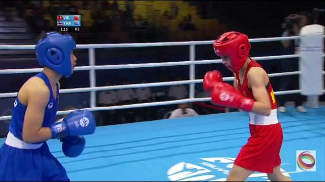 Video SEA Games 28: Bán kết Boxing hạng cân 48kg nữ - Lê Thị Ngọc Anh