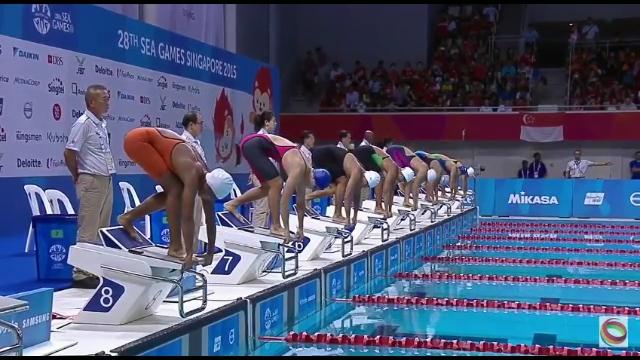 Video SEA Games 28: Chung kết 50m bơi tự do nữ - Nguyễn Diệp Phương Trâm