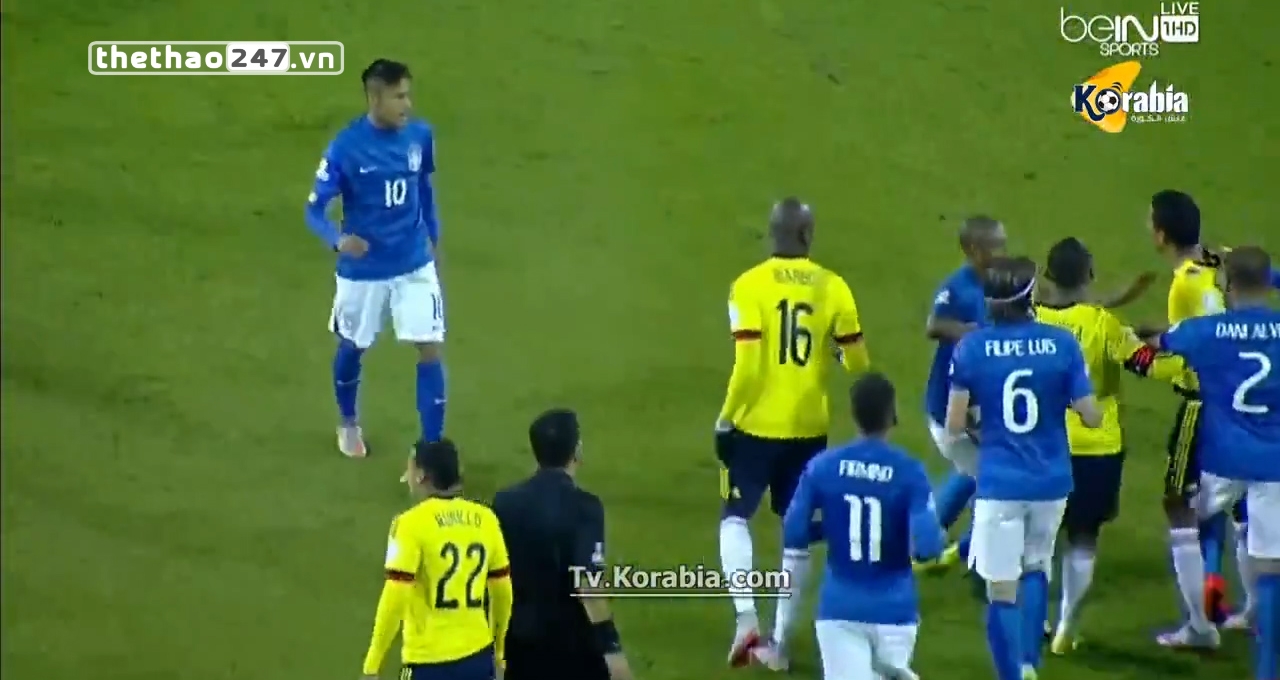 VIDEO: Neymar nhận thẻ đỏ vì hành động xấu khi trận đấu đã kết thúc