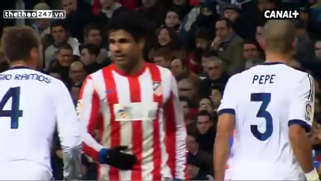 VIDEO: Tiểu xảo 'kinh dị' của Diego Costa với Ramos và Pepe
