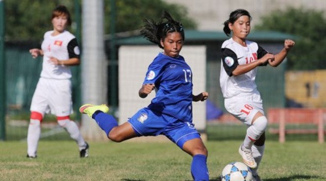 VIDEO: U14 nữ Việt Nam đánh bại Thái Lan ở chung kết giải châu Á 2015