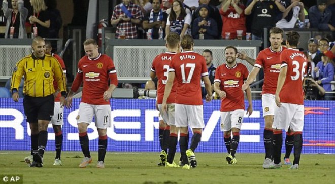 Video bàn thắng: Man Utd 3-1 San Jose Earthquakes (IC Cup 2015)