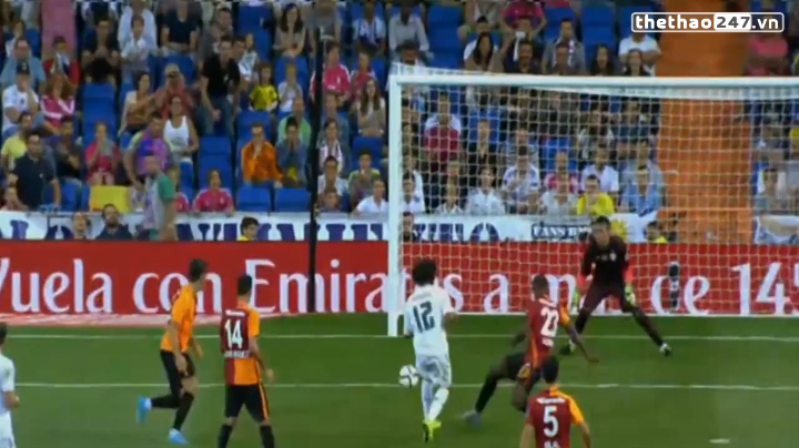 VIDEO: Pha solo ghi bàn đẹp mắt của Marcelo vào lưới Galatasaray