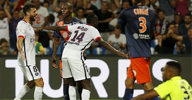 Vắng Imbra, PSG vất vả đánh bại Montpellier