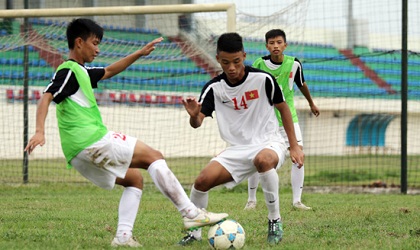 U16 Việt Nam tích cực tập luyện chuẩn bị cho vòng loại châu Á
