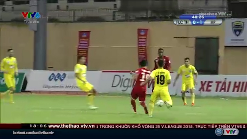 Video bàn thắng: Thanh Hóa 0-1 Hải Phòng (Vòng 25 - V.League 2015)