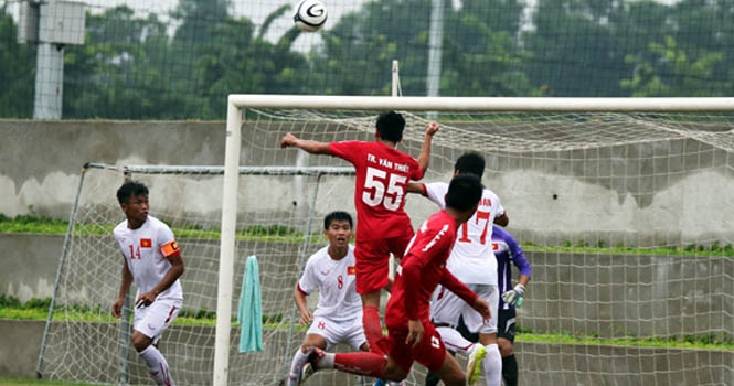 U19 Việt Nam thua đậm CLB Viettel trong trận đấu tập