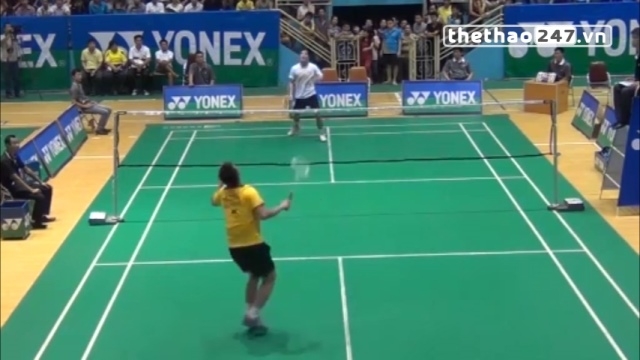 Video cầu lông: Màn đôi công đỉnh cao giữa 2 tay vợt Việt Nam