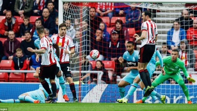 Video bàn thắng: Sunderland 2-2 West Ham (Vòng 8 Ngoại hạng Anh)