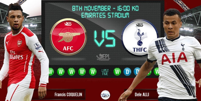 Arsenal vs Tottenham: Vẽ tiếp giấc mơ - 23h00, 8/11