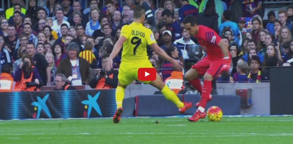 VIDEO: Pha lừa bóng đẳng cấp của thủ môn Barca trước tiền đạo Villarreal