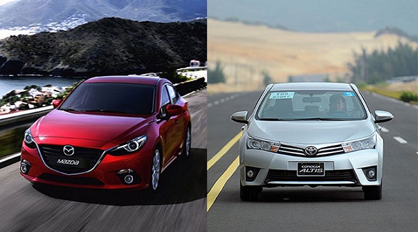 Với 950 triệu: Chọn Mazda 3, Toyota Altis hay Chervolet Cruze?