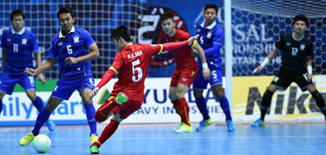 Futsal Việt Nam về thứ 4 chung cuộc giải Futsal châu Á 2016