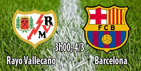 Link xem trực tiếp Vallecano vs Barca, 3h00 ngày 4/3