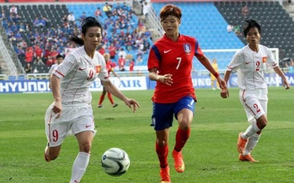 Video bàn thắng: Nữ Việt Nam - Nữ Hàn Quốc (Vòng loại Olympic 2016)
