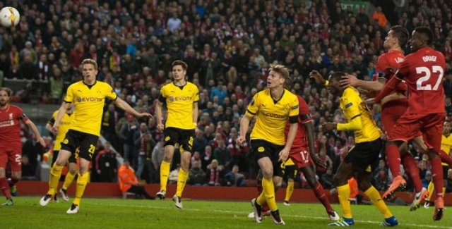 Video bàn thắng: Liverpool 4-3 Dortmund (Tứ kết Europa League)