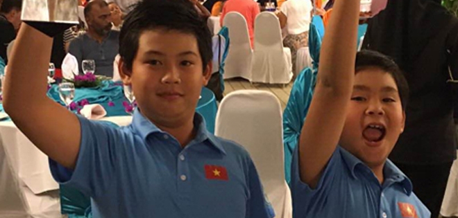 Golf thủ nhí Việt Nam giành HCĐ tại giải quốc tế 2016