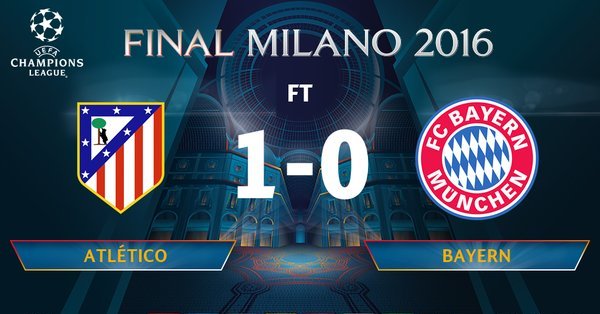 Video bàn thắng: Atletico 1-0 Bayern Munich (Bán kết Champions League)
