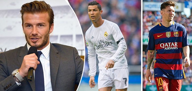 David Beckham so sánh thế nào về Ronaldo và Messi?