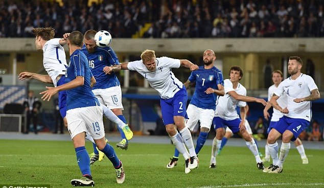 Video bàn thắng: Italia 2-0 Phần Lan (Giao hữu quốc tế)