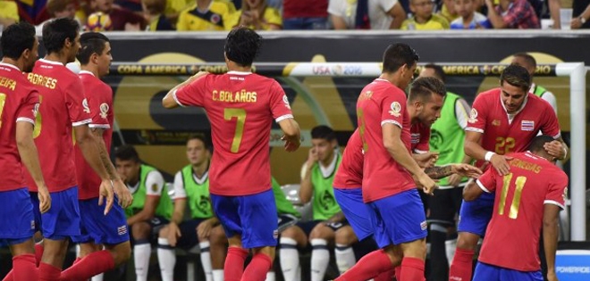 Colombia mất ngôi đầu bảng A sau thất bại trước Costa Rica