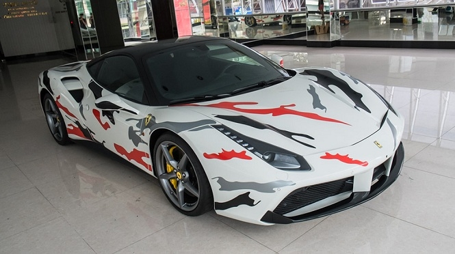 Bản độ Camo khiến Ferrari 488 GTB 'cực ngầu'