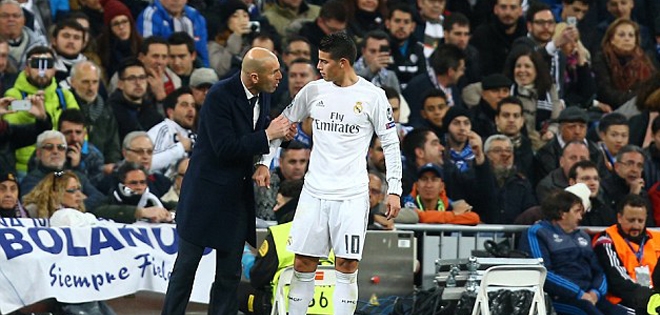 HLV Zidane lên tiếng cảnh báo James Rodriguez