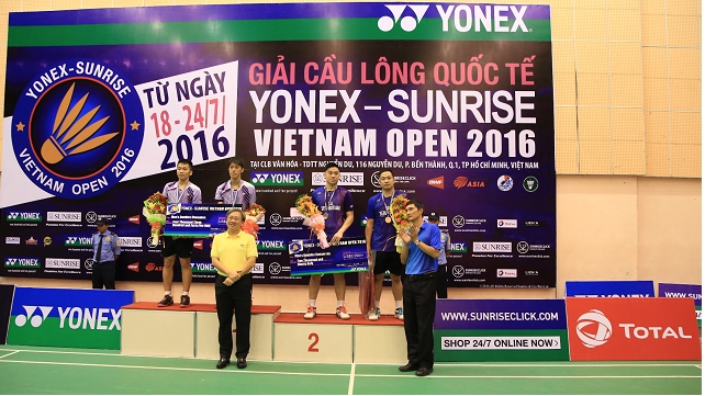 Bung tỏa năng lượng mới cùng Total tại giải Cầu lông Yonex Việt Nam mở rộng 2016