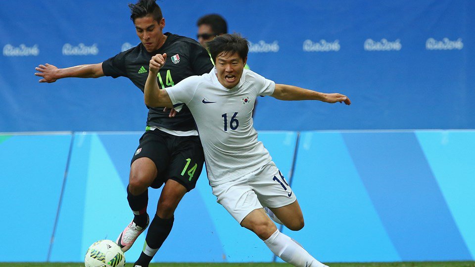 Video bàn thắng: Hàn Quốc 1-0 Mexico (Vòng bảng Olympic 2016)