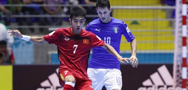 ĐT futsal Việt Nam vào vòng 1/8 Futsal World Cup