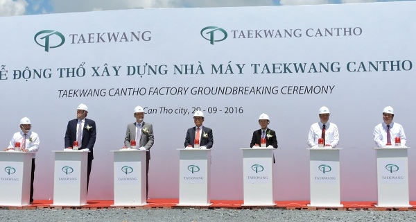 Tập đoàn Taekwang xây dựng nhà máy sản xuất giày thể thao 170 triệu USD tại Cần Thơ