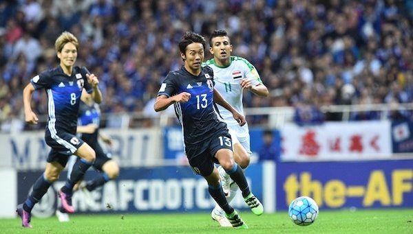 Video bàn thắng: Nhật bản 2-1 Iraq (Vòng loại World Cup 2018)