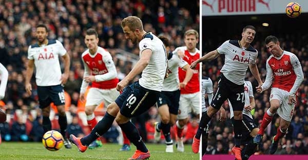 Arsenal lỡ ngôi đầu bảng sau trận hòa Tottenham