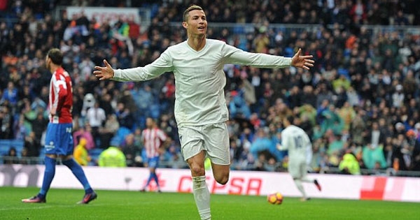 CR7 lập cú đúp Real Madrid thắng nhẹ Sporting Gijon