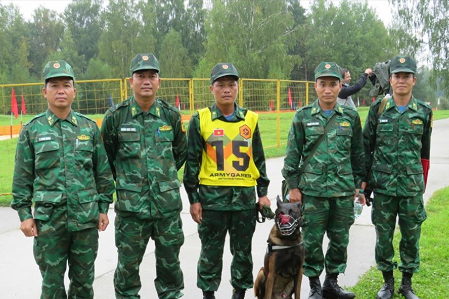 ĐT Huấn luyện chó nghiệp vụ giành kết quả đáng khen tại Army Games 2020