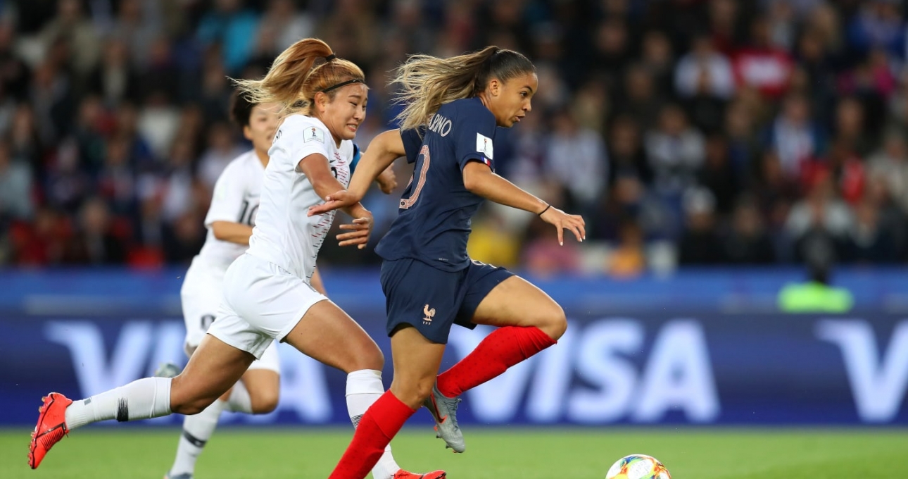 Chủ nhà Pháp hủy diệt Hàn Quốc trong ngày khai mạc World Cup nữ
