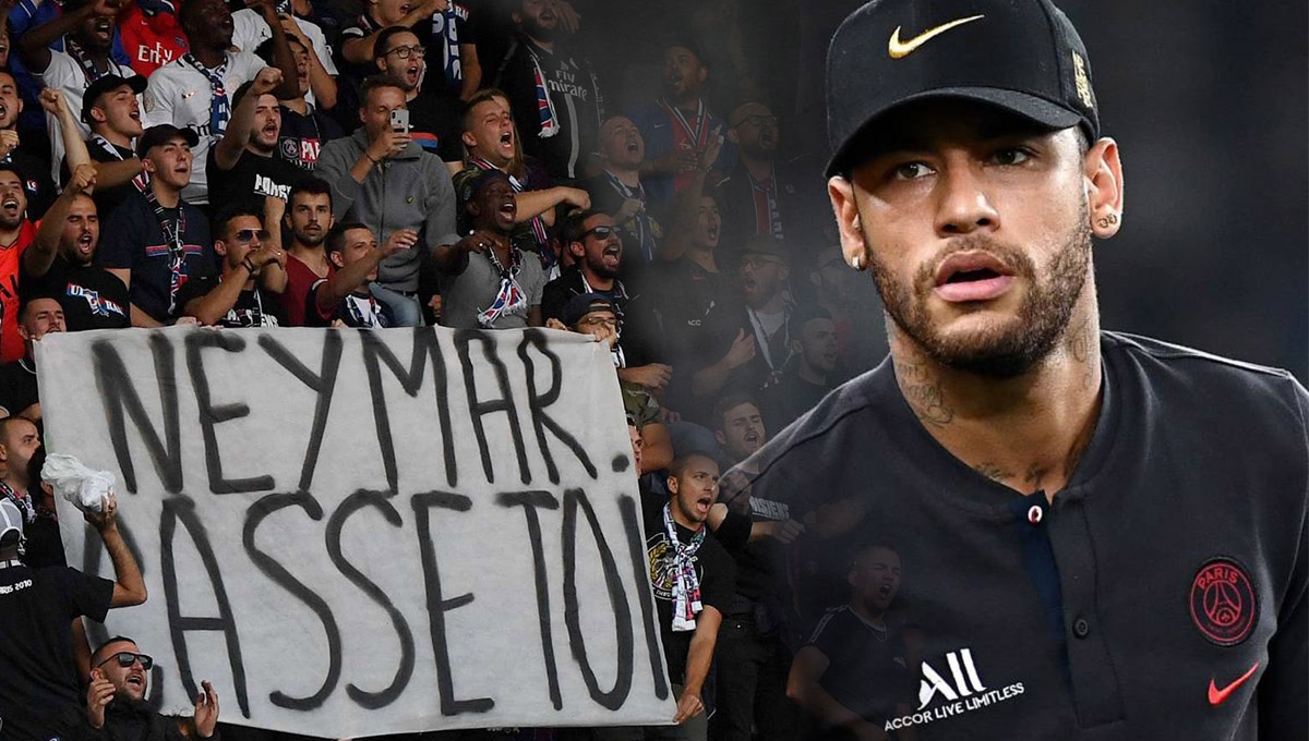 Cổ động viên PSG đòi tống cổ Neymar: 'Biến đi, đồ con hoang'