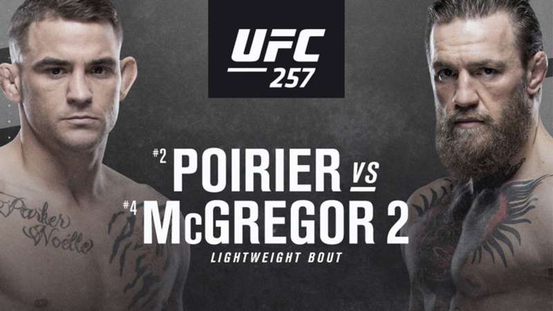 Lịch thi đấu UFC 257: McGregor tái xuất