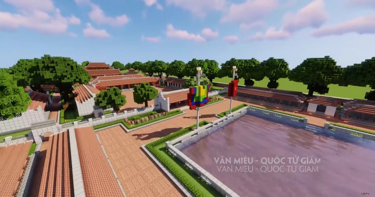 Việt Nam được tái hiện trọng tựa game nổi tiếng Minecraft