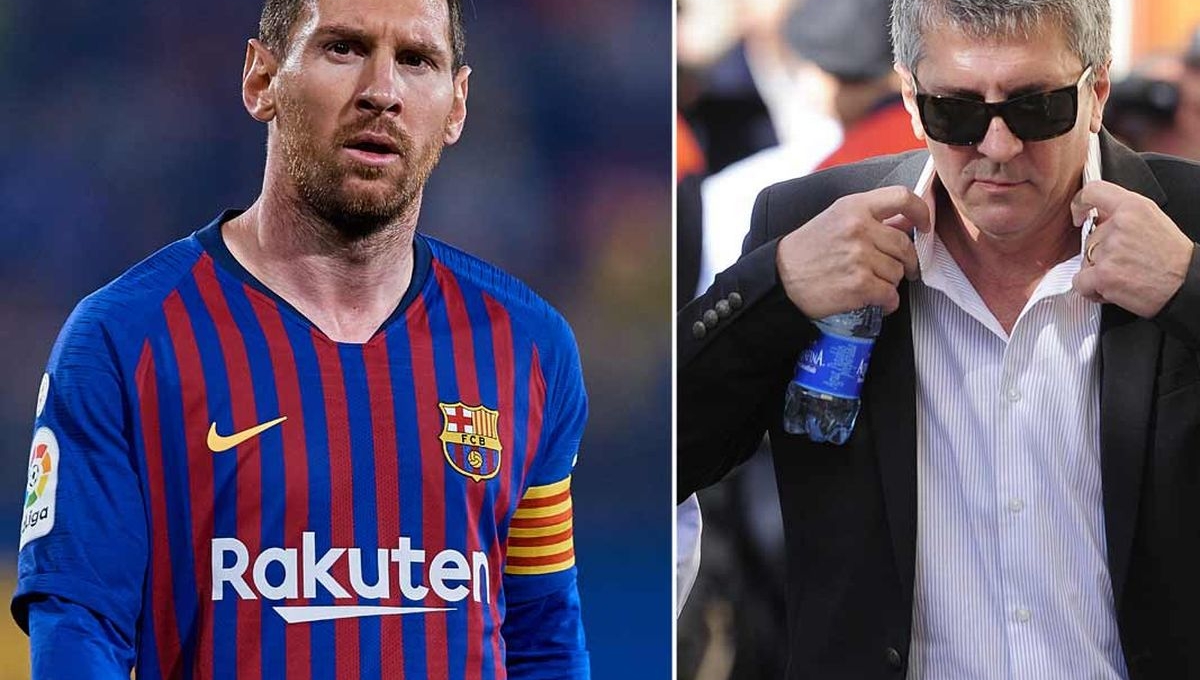 Sợ mất Messi, Barca 'đi đêm' với bố siêu sao Argentina