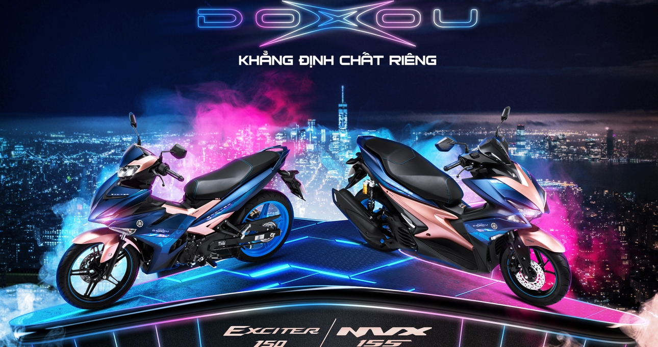 Yamaha Exciter và NVX ra mắt phiên bản Doxou cực đẹp
