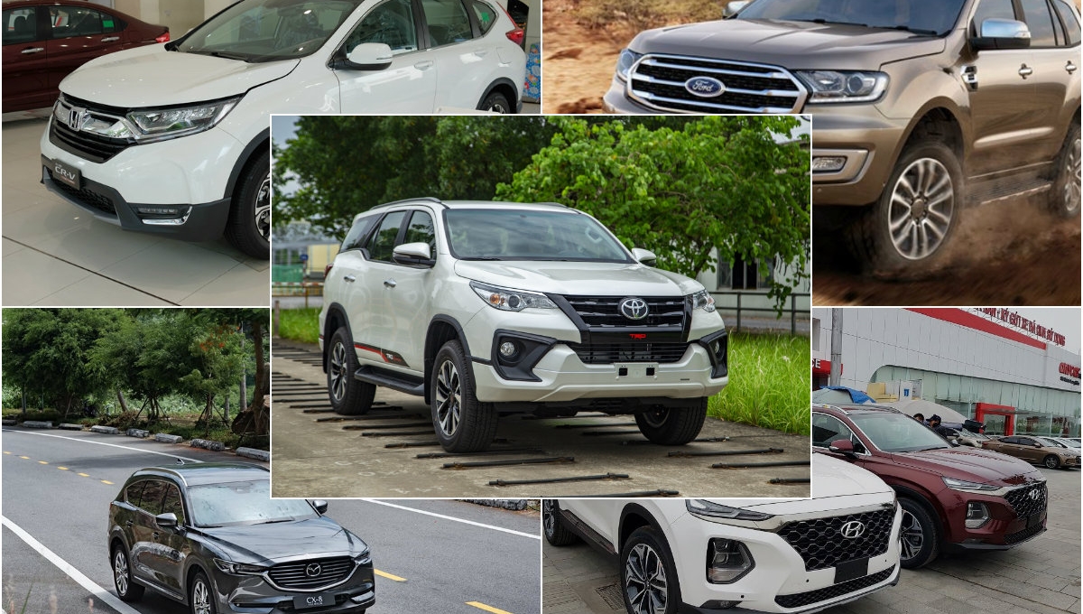 5 mẫu SUV bán chạy nhất Việt Nam tháng 9/2019