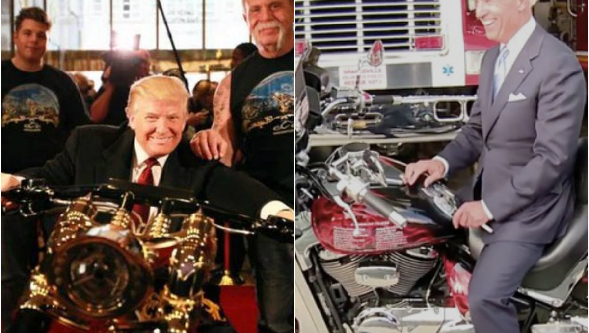 So sánh phong cách chơi xe của Joe Biden và Donald Trump