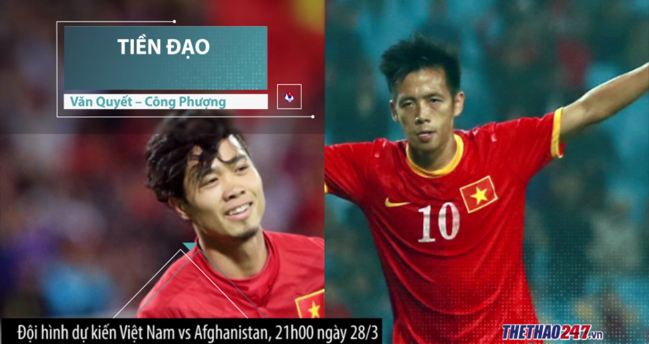 Dự đoán đội hình Việt Nam vs Afghanistan (VL Asian Cup 2019)