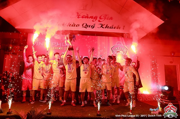 Tùng Ân Hoa Lư vô địch Vĩnh Phúc League 2017