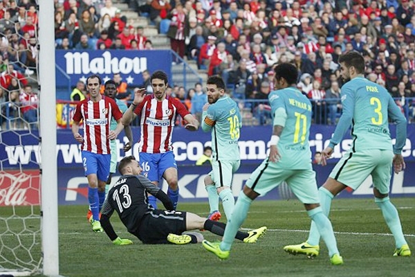 Messi lập công, Barca nhọc nhằn vượt ải Atletico Madrid