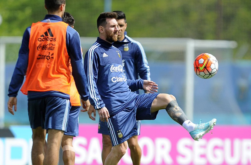 Messi và đồng đội hăng say chuẩn bị cho Copa America 2019