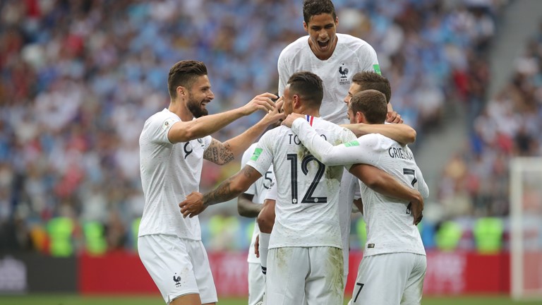 Đánh bại Uruguay, Pháp là đội đầu tiên vào bán kết WC 2018