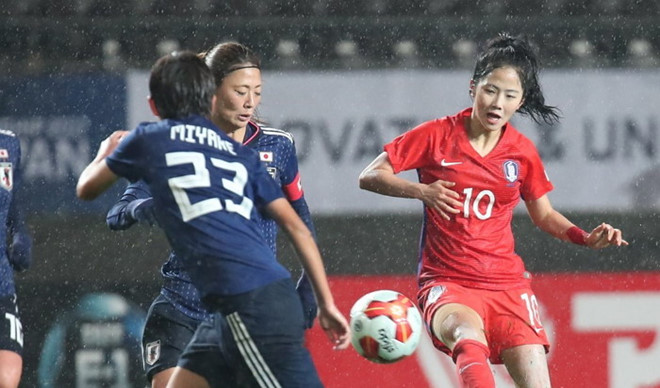 Nữ Nhật Bản đánh bại Hàn Quốc để bước vào chung kết
