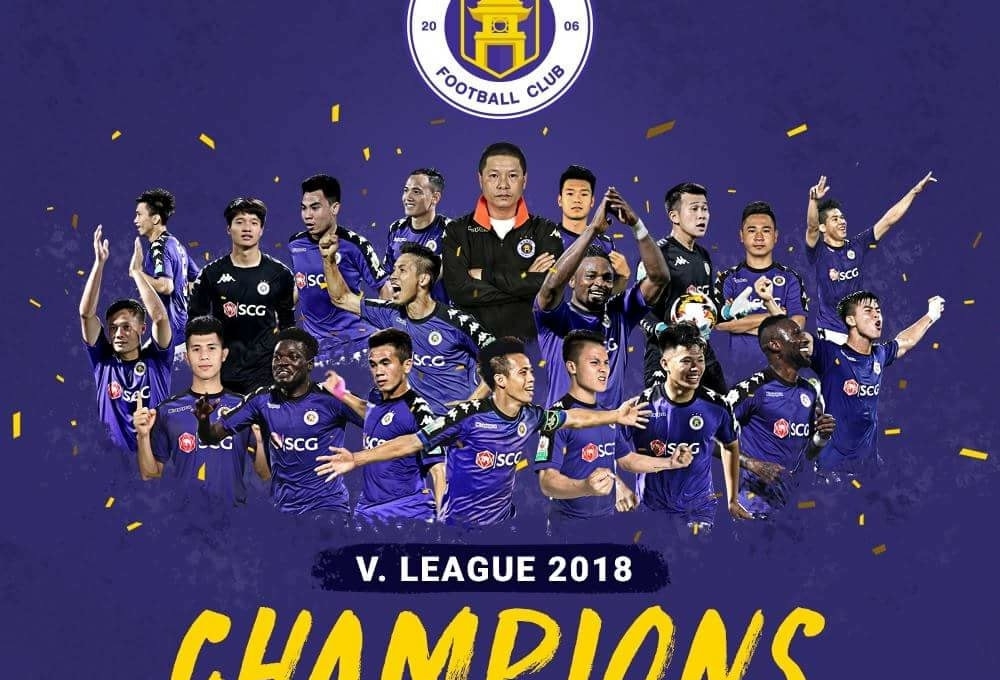 Hà Nội FC CHÍNH THỨC vô địch V.League 2018
